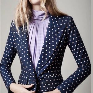 NWT Smythe Polka Dot Lounge Blazer Size  4